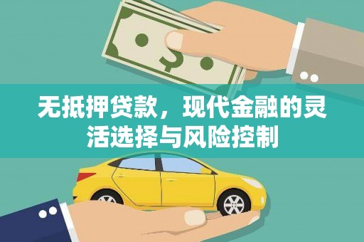 资中无抵押贷款，现代金融的灵活选择与风险控制