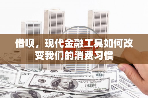 资中借呗，现代金融工具如何改变我们的消费习惯