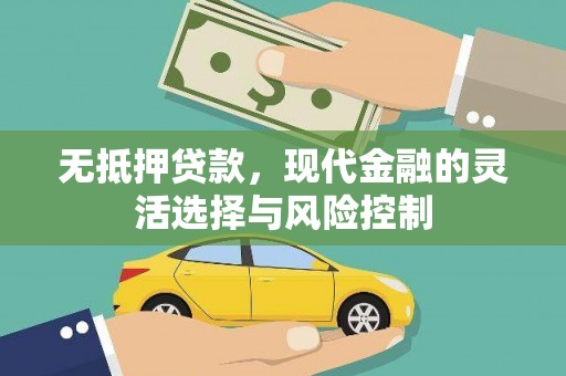 资中无抵押贷款，现代金融的灵活选择与风险控制
