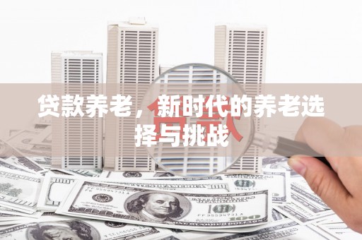资中贷款养老，新时代的养老选择与挑战