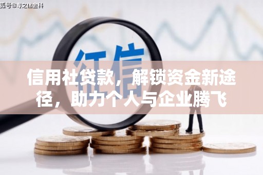 资中信用社贷款，解锁资金新途径，助力个人与企业腾飞