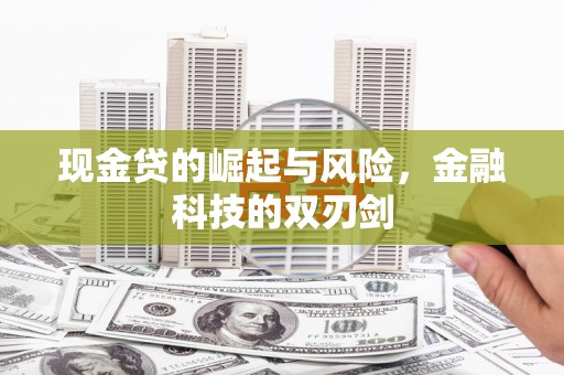 资中现金贷的崛起与风险，金融科技的双刃剑